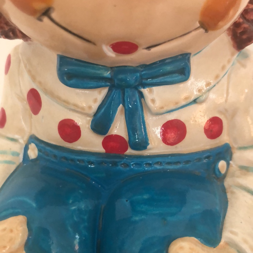 Vintage Chalkware Raggedy Ann and Andy Bookends - Picture 5 of 16